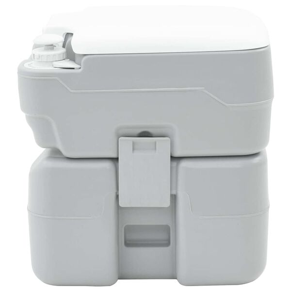 vidaXL Τουαλέτα Κάμπινγκ Γκρι 41.5 x 36.5 x 42 εκ.