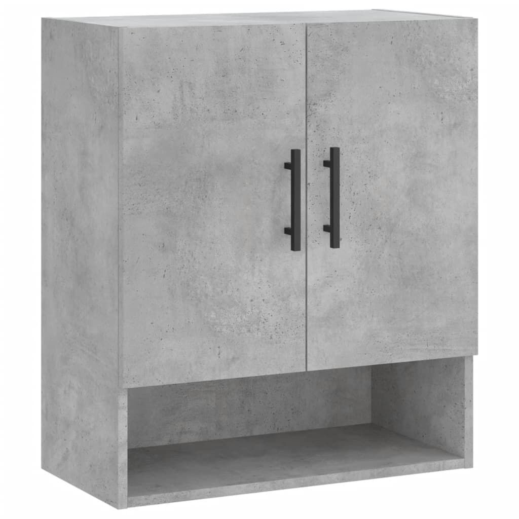 vidaXL Ντουλάπι Τοίχου Γκρι Σκυρ. 60x31x70 εκ. Επεξεργασμένο Ξύλο
