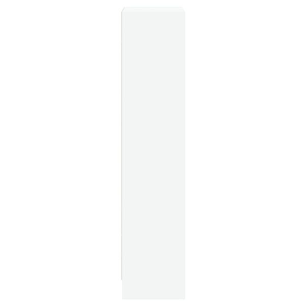 vidaXL Βιβλιοθήκη με 3 Ράφια Λευκή 40x24x109 εκ. Επεξεργασμένο Ξύλο