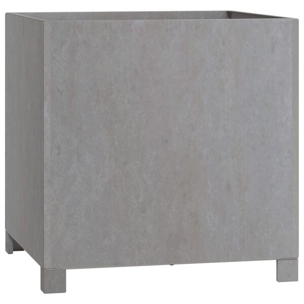 vidaXL Ζαρντινιέρα Πόδια Σκουρ. 50x50x50εκ Ατσάλι Σκληρυθέν στον Αέρα