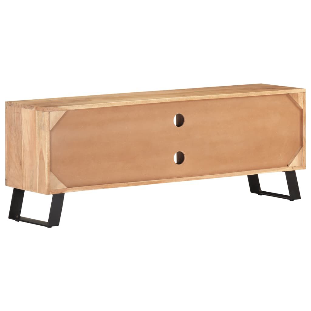 vidaXL Έπιπλο Τηλεόρασης Live Edge 120x30x42 εκ. Μασίφ Ξύλο Ακακίας