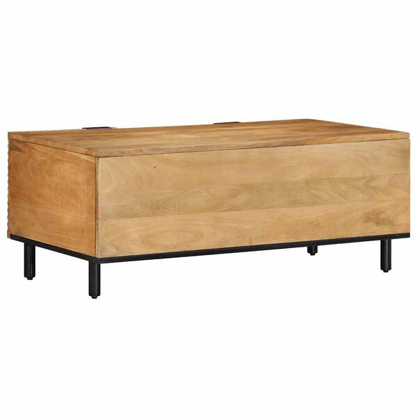 vidaXL Τραπεζάκι σαλονιού καφέ 100x54x40 cm μασίφ ξύλο Mango