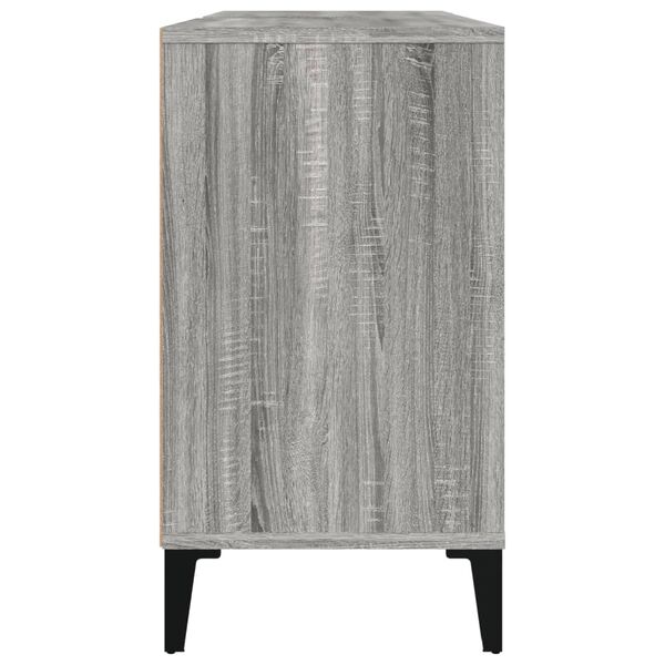 vidaXL Ντουλάπι Νιπτήρα Γκρι Sonoma 80 x 33 x 60εκ. Επεξεργασμένο Ξύλο