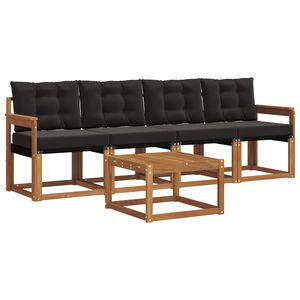 vidaXL &Sigma;&epsilon;&iota;&rho;ά &Kappa;&alpha;&nu;&alpha;&pi;έ &Epsilon;&xi;&omega;&tau;&epsilon;&rho;&iota;&kappa;&omicron;ύ &mu;&epsilon; &mu;&alpha;&xi;&iota;&lambda;ά&rho;&iota; 5 pcs &Phi;&upsilon;&sigma;&iota;&kappa;ό &kappa;&alpha;&iota; &Mu;&alpha;ύ&rho;&omicron;