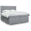 vidaXL &Kappa;&rho;&epsilon;&beta;ά&tau;&iota; Boxspring &mu;&epsilon; &Sigma;&tau;&rho;ώ&mu;&alpha; &Alpha;&nu;&omicron;&iota;&chi;&tau;ό &Gamma;&kappa;&rho;&iota; 200x200 &epsilon;&kappa;. &Upsilon;&phi;&alpha;&sigma;&mu;ά&tau;&iota;&nu;&omicron;