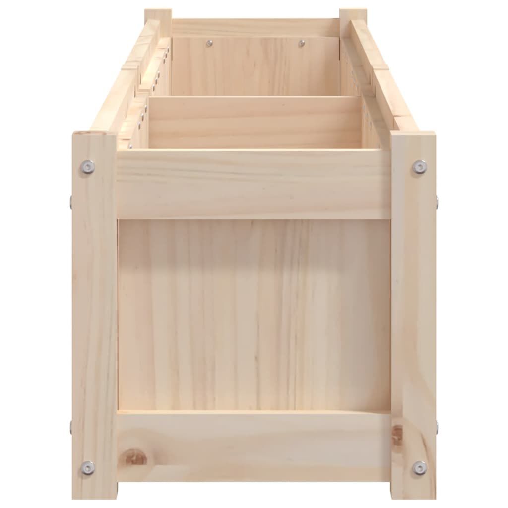 vidaXL Ζαρντινιέρα 180 x 31 x 31 εκ. από Μασίφ Ξύλο Πεύκου