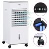 vidaXL Air Cooler Φορητό 3 σε 1 Ασπρόμαυρο 61 x 31 x 27 εκ. 65 W