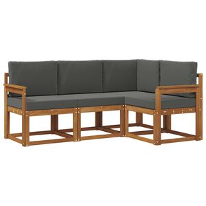 vidaXL &Sigma;&epsilon;&iota;&rho;ά &Kappa;&alpha;&nu;&alpha;&pi;έ &Epsilon;&xi;&omega;&tau;&epsilon;&rho;&iota;&kappa;&omicron;ύ &mu;&epsilon; &mu;&alpha;&xi;&iota;&lambda;ά&rho;&iota; 4 pcs &Phi;&upsilon;&sigma;&iota;&kappa;ό &kappa;&alpha;&iota; &Alpha;&nu;&theta;&rho;&alpha;&kappa;ί