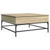 vidaXL Τραπεζάκι Σαλονιού Sonoma Δρυς 95x95x45 εκ Επεξ. Ξύλο + Μέταλλο
