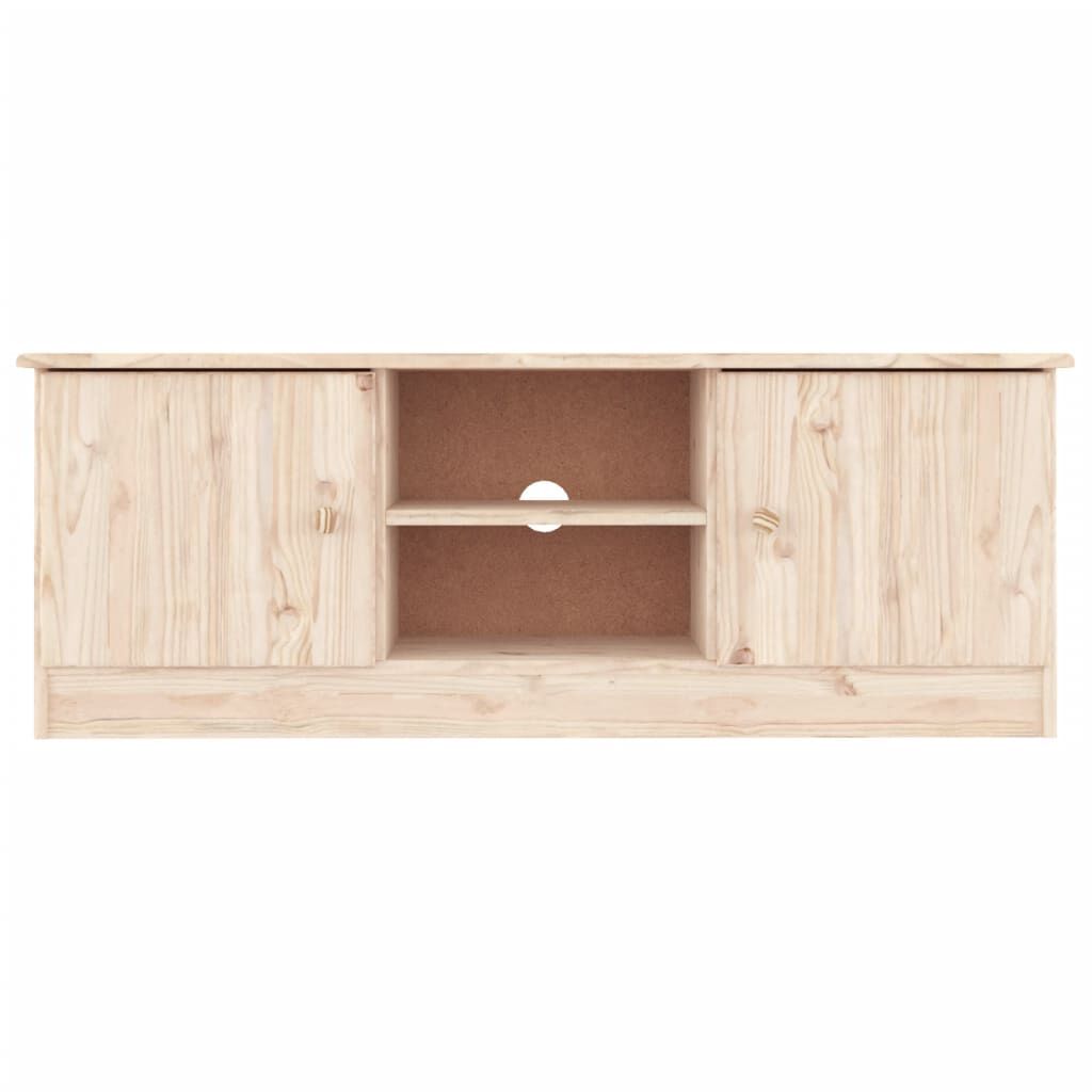 vidaXL Έπιπλο Τηλεόρασης ALTA 112 x 35 x 41 εκ. από Μασίφ Ξύλο Πεύκου