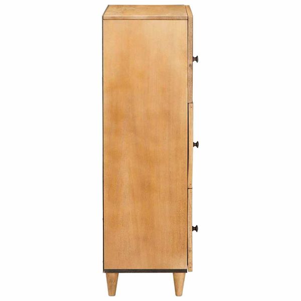 vidaXL Highboard Ανοιχτό καφέ 40 x 33 x 110 εκ Μασίφ ξύλο μάνγκο