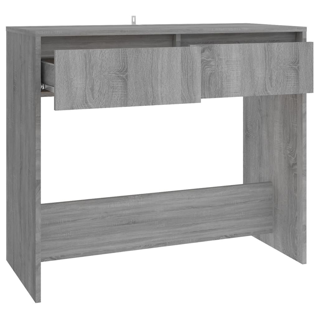 vidaXL Τραπέζι Κονσόλα Γκρι Sonoma 89x41x76,5 εκ. Επεξεργασμένο Ξύλο