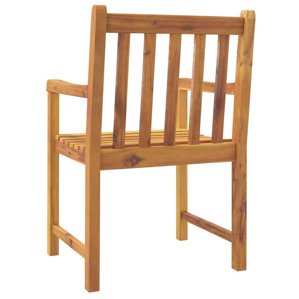 vidaXL Καρέκλες Κήπου 8 τεμ. 56 x 55,5 x 90 εκ. από Μασίφ Ξύλο Ακακίας