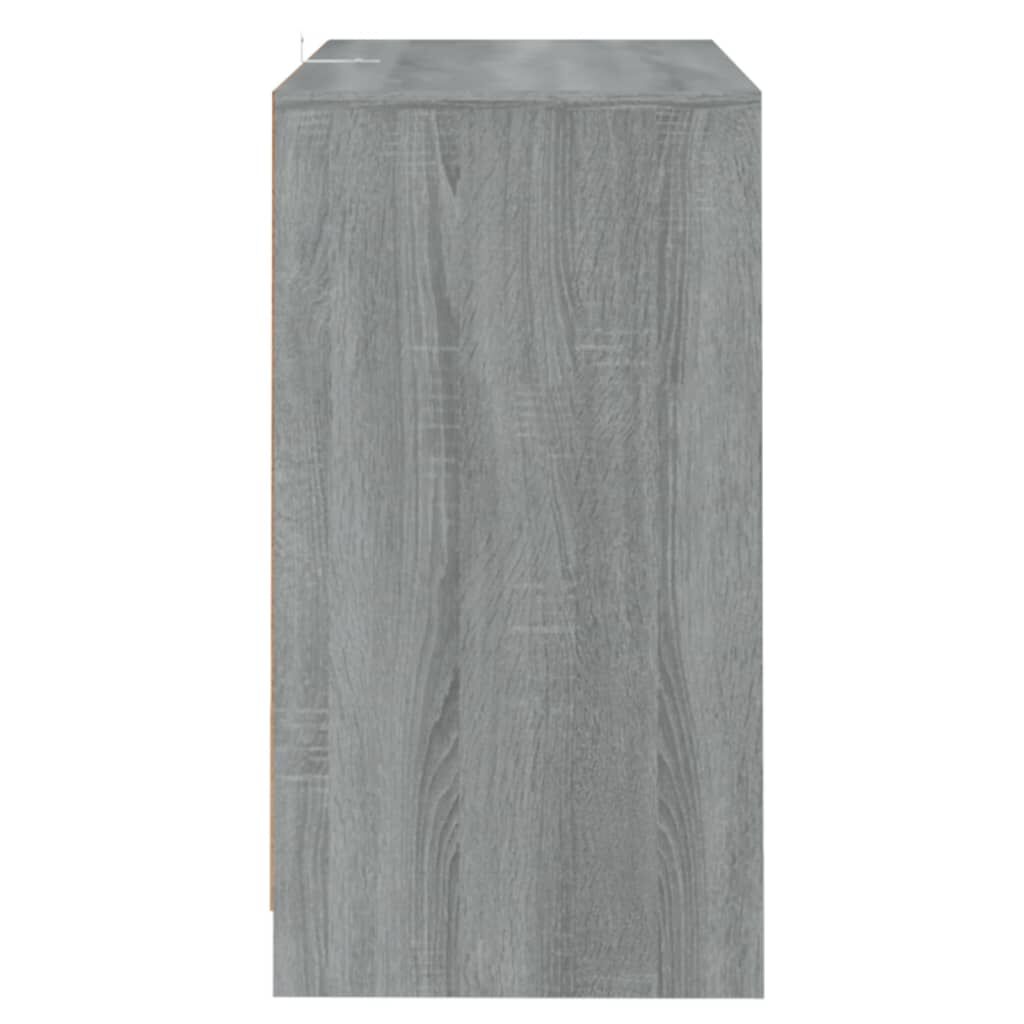 vidaXL Ντουλάπια 2 τεμ. Γκρι Sonoma 70 x 41 x 75 εκ. από Επεξ. Ξύλο