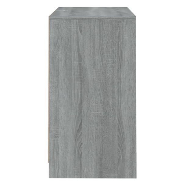 vidaXL Ντουλάπια 2 τεμ. Γκρι Sonoma 70 x 41 x 75 εκ. από Επεξ. Ξύλο