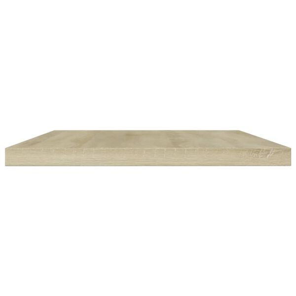 vidaXL Ράφια Βιβλιοθήκης 4 τεμ. Sonoma Δρυς 60x10x1,5 εκ. Μοριοσανίδα