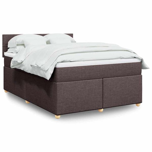 vidaXL &Kappa;&rho;&epsilon;&beta;ά&tau;&iota; Boxspring &mu;&epsilon; &Sigma;&tau;&rho;ώ&mu;&alpha; &Sigma;&kappa;&omicron;ύ&rho;&omicron; &Kappa;&alpha;&phi;έ 140x190 &epsilon;&kappa;. &Upsilon;&phi;&alpha;&sigma;&mu;ά&tau;&iota;&nu;&omicron;