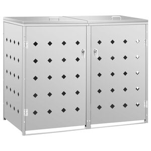 vidaXL &Pi;&lambda;&alpha;ί&sigma;&iota;&omicron; &Delta;&iota;&pi;&lambda;ό &gamma;&iota;&alpha; &Kappa;ά&delta;&omicron;&upsilon;&sigmaf; &Alpha;&pi;&omicron;&rho;&rho;&iota;&mu;&mu;ά&tau;&omega;&nu; 240 L &Alpha;&nu;&omicron;&xi;&epsilon;ί&delta;&omega;&tau;&omicron; &Alpha;&tau;&sigma;ά&lambda;&iota;