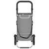 vidaXL Καρότσι Αγορών Γκρι 36.5 x 46.5 x 100.5 εκ Ύφασμα Oxford