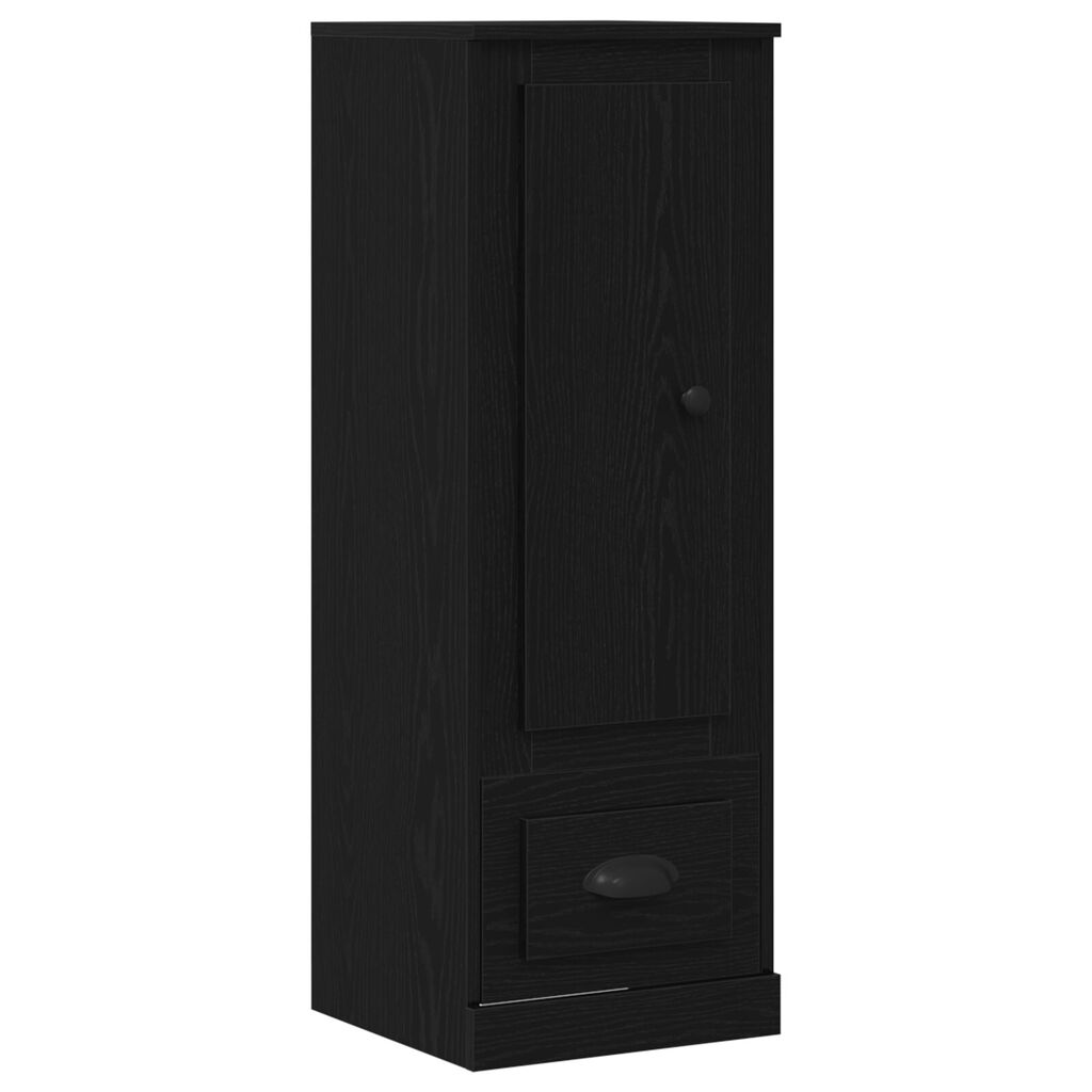vidaXL Υψηλό ντουλάπι Μαύρη Δρυς 36x35,5x103,5 εκ Επεξεργασμένο Ξύλο