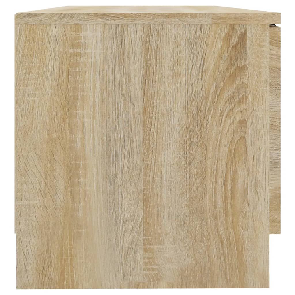 vidaXL Έπιπλο Τηλεόρασης Sonoma Δρυς 80 x 35 x 36,5 εκ. Επεξεργ. Ξύλο