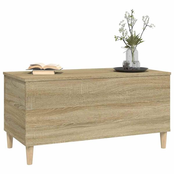 vidaXL Τραπεζάκι Σαλονιού Sonoma Δρυς 90x44,5x45εκ. Επεξεργασμένο Ξύλο