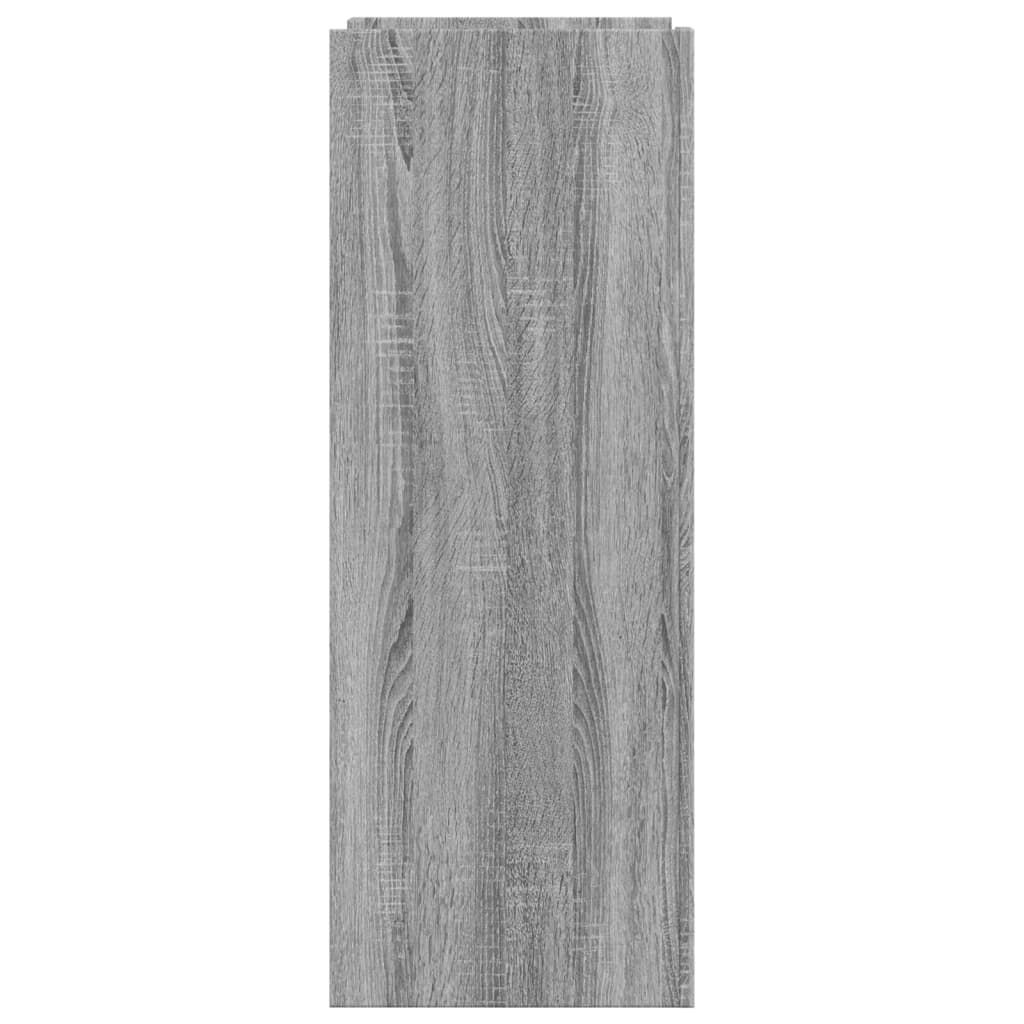 vidaXL Παπουτσοθήκη Γκρι Sonoma 74,5x37,5x100 εκ. Επεξεργασμένο Ξύλο