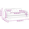 vidaXL Καναπές Παιδικός Καφέ 70 x 45 x 30 εκ. από Συνθετικό Δέρμα
