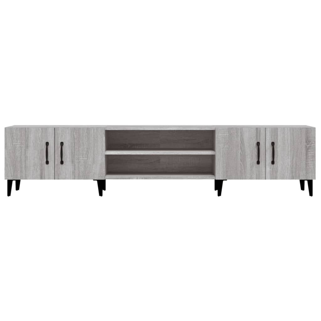 vidaXL Έπιπλο Τηλεόρασης Γκρι Sonoma 180x31,5x40 εκ. από Επεξεργ. Ξύλο