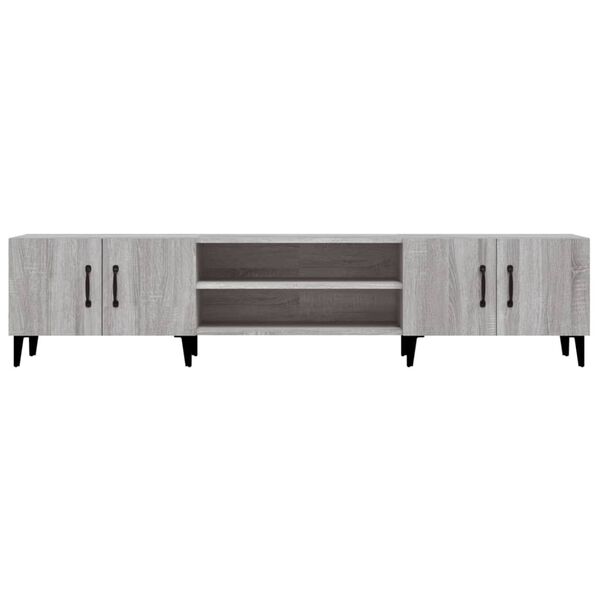 vidaXL Έπιπλο Τηλεόρασης Γκρι Sonoma 180x31,5x40 εκ. από Επεξεργ. Ξύλο