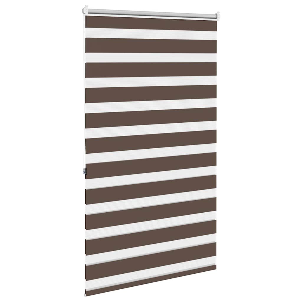 Σύστημα Σκίασης Ρόλερ Zebra Καφέ 100 x 175 εκ.