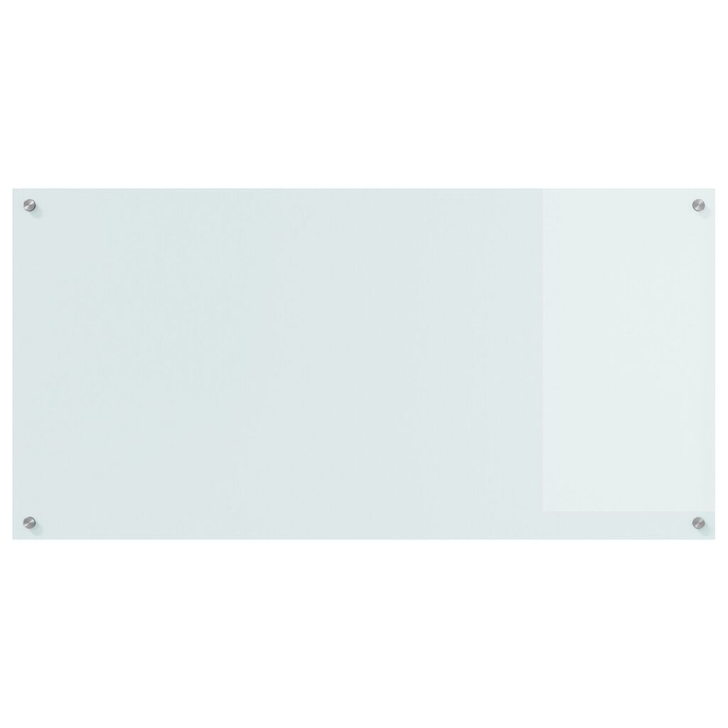 vidaXL Κουζίνα με Πλακάκια Λευκή 120x60x0,6 εκ Κατεργασμένο Γυαλί