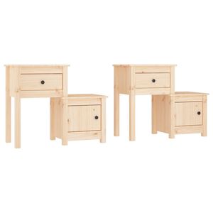 vidaXL &Kappa;&omicron;&mu;&omicron;&delta;ί&nu;&alpha; 2 &tau;&epsilon;&mu;. 79,5 x 38 x 65,5 &epsilon;&kappa;. &alpha;&pi;ό &Mu;&alpha;&sigma;ί&phi; &Xi;ύ&lambda;&omicron; &Pi;&epsilon;ύ&kappa;&omicron;&upsilon;