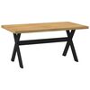vidaXL Τραπεζαρία NOAIN με πόδια σχήματος X 160x90x75 cm