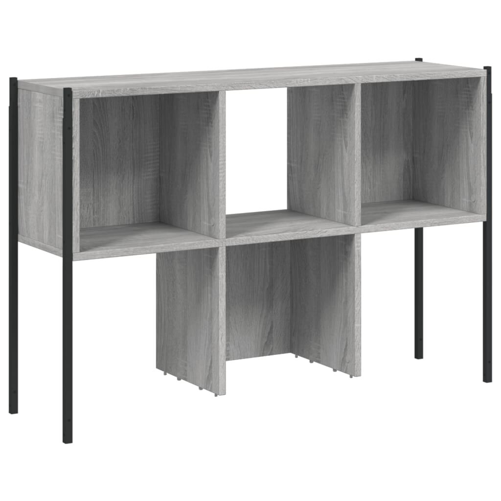 vidaXL Βιβλιοθήκη Γκρι Sonoma 102 x 28 x 172εκ. από Επεξεργασμένο Ξύλο