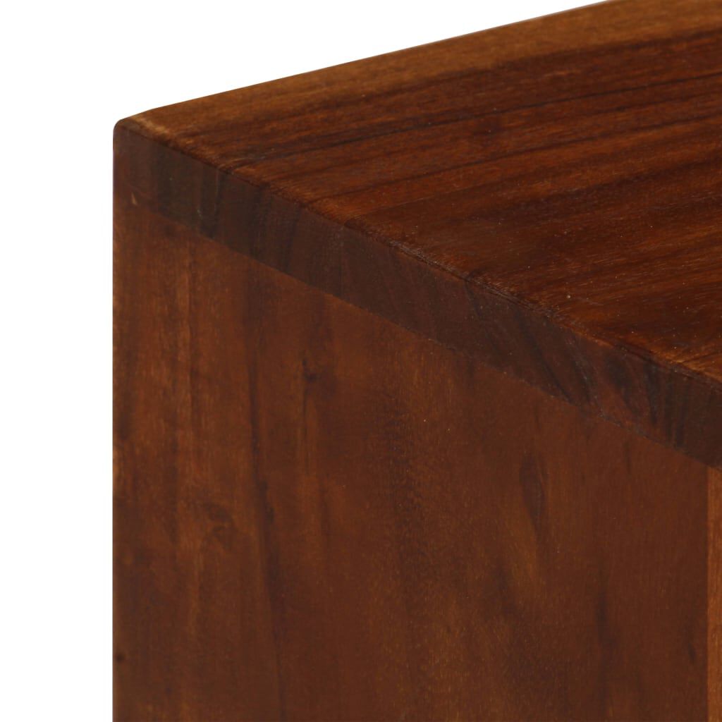 vidaXL Έπιπλο Τηλεόρασης με 3 Συρτάρια 110x35x50 εκ Μασίφ Ξύλο Ακακίας