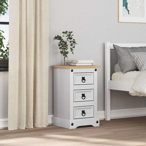 vidaXL &Kappa;&omicron;&mu;&omicron;&delta;ί&nu;&omicron; &Lambda;&epsilon;&upsilon;&kappa;ό 35 x 32,5 x 58 &epsilon;&kappa;. &Sigma;&tau;&epsilon;&rho;&epsilon;ά &xi;&upsilon;&lambda;&epsilon;ί&alpha; &pi;&epsilon;ύ&kappa;&omicron;&upsilon;