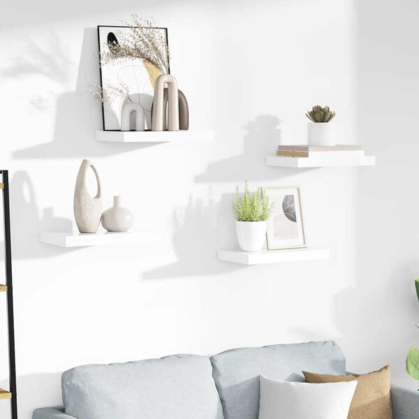 vidaXL &Rho;ά&phi;&iota;&alpha; &Tau;&omicron;ί&chi;&omicron;&upsilon; &Gamma;&upsilon;&alpha;&lambda;&iota;&sigma;&tau;&epsilon;&rho;ά Ά&sigma;&pi;&rho;&alpha; 4 &Tau;&epsilon;&mu;ά&chi;&iota;&alpha; 40x23x3,8 &epsilon;&kappa;. MDF