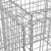 vidaXL Συρματοκιβώτιο Ασημί 70 x 70 x 65 εκ. από Γαλβανισμένο Χάλυβα