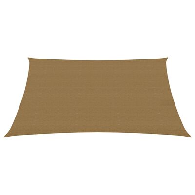 vidaXL Πανί Σκίασης Taupe 5 x 6 μ. από HDPE 160 γρ./μ²