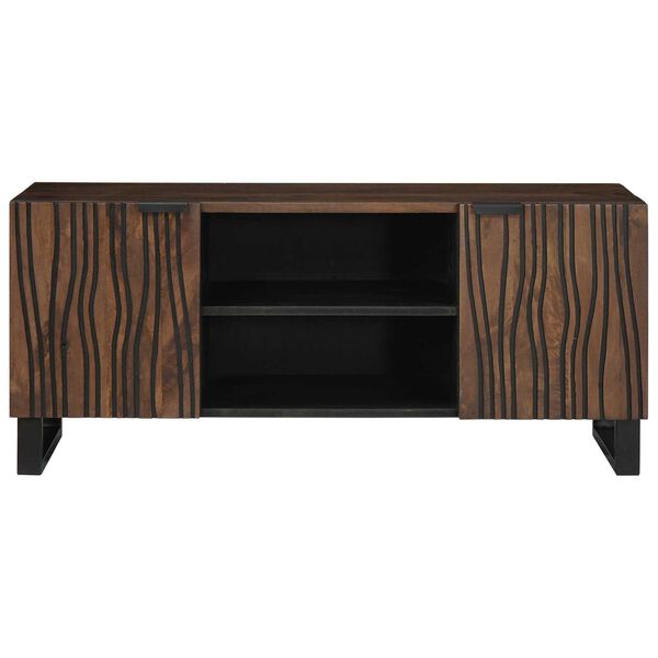 vidaXL Κονσόλα Τηλεόρασης Καφέ 160 x 30 x 30.5 εκ. Μασίφ ξύλο μάνγκο