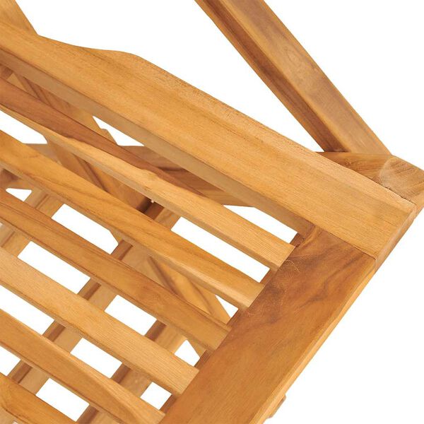 vidaXL Καρέκλες Κήπου Πτυσσόμενες 2 τεμ. 55x62x90 εκ. Μασίφ Ξύλο Teak