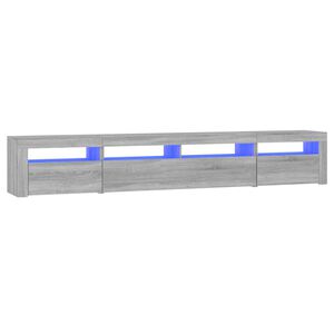 vidaXL Έ&pi;&iota;&pi;&lambda;&omicron; &Tau;&eta;&lambda;&epsilon;ό&rho;&alpha;&sigma;&eta;&sigmaf; &mu;&epsilon; LED &Gamma;&kappa;&rho;&iota; Sonoma 240x35x40 &epsilon;&kappa;.