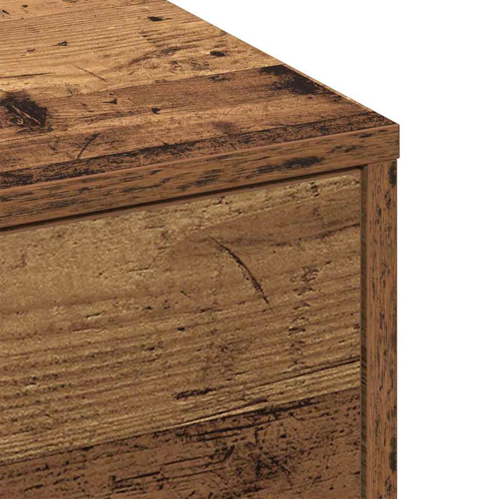 vidaXL Τραπεζάκι σαλονιού Παλαιό ξύλο 90 x 90 x 28 cm