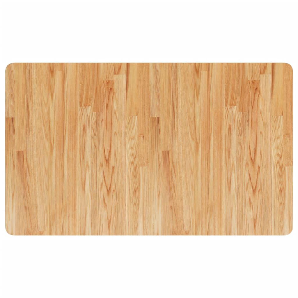 vidaXL Πάγκος Εργασίας Ορθογώνιος 100x60x(71,5-98) εκ Μασίφ Ξύλο Δρυός