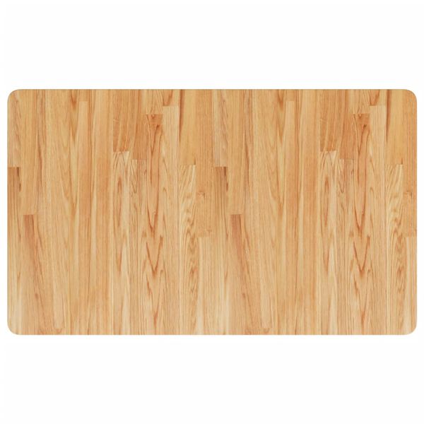 vidaXL Πάγκος Εργασίας Ορθογώνιος 100x60x(71,5-98) εκ Μασίφ Ξύλο Δρυός