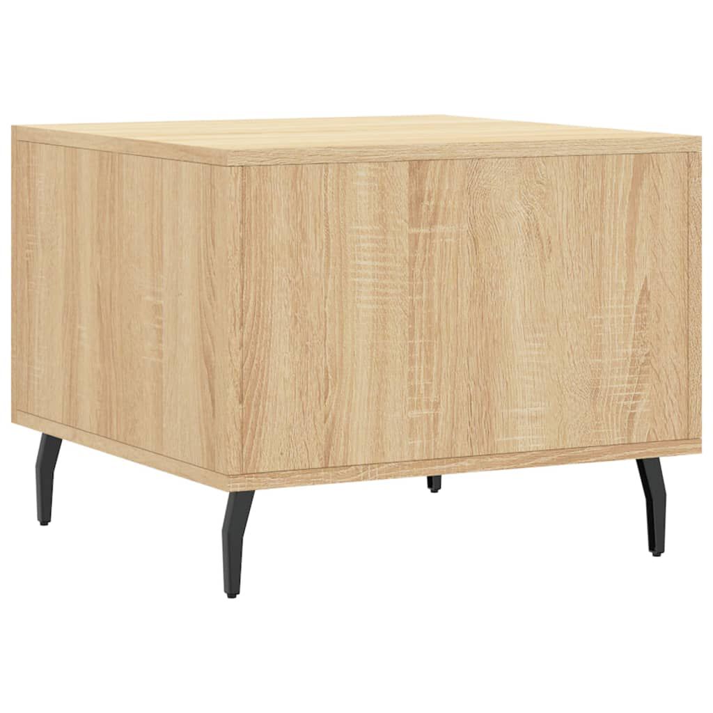 vidaXL Τραπεζάκι Σαλονιού Sonoma Δρυς 50x50x40 εκ. Επεξεργασμένο Ξύλο