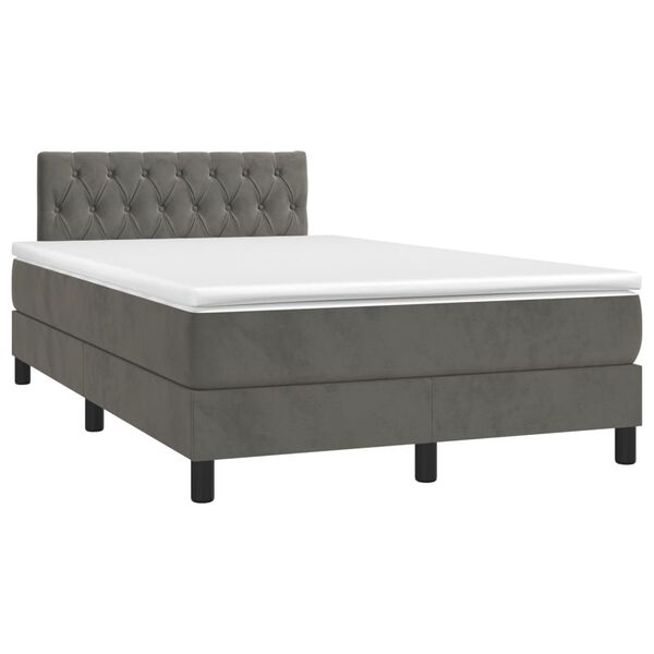 vidaXL &Kappa;&rho;&epsilon;&beta;ά&tau;&iota; Boxspring &mu;&epsilon; &Sigma;&tau;&rho;ώ&mu;&alpha; &Sigma;&kappa;&omicron;ύ&rho;&omicron; &Gamma;&kappa;&rho;&iota; 120x190 &epsilon;&kappa;. &Beta;&epsilon;&lambda;&omicron;ύ&delta;&iota;&nu;&omicron;