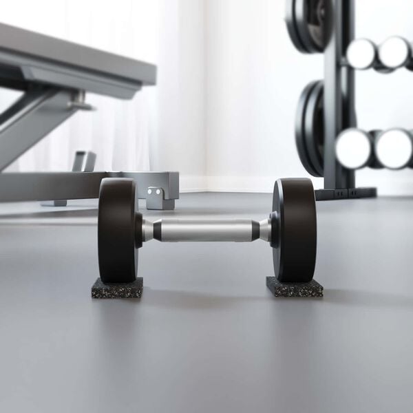 vidaXL Ρόλος από καουτσούκ Μαύρο Λάστιχο