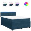 vidaXL &Kappa;&rho;&epsilon;&beta;ά&tau;&iota; Boxspring &mu;&epsilon; &Sigma;&tau;&rho;ώ&mu;&alpha; &Mu;&pi;&lambda;&epsilon; 140x190 &epsilon;&kappa;. &Beta;&epsilon;&lambda;&omicron;ύ&delta;&iota;&nu;&omicron;